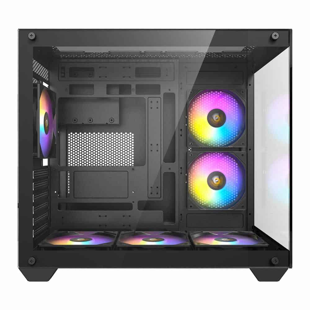 Antec CX800 RGB Elite Mid Tower Tempered Glass Black PC Gaming Case